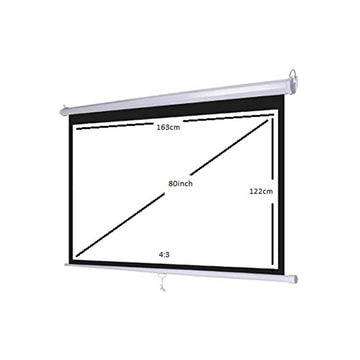 Layar Proyektor Tarik Manual 80" / 100" / 120".