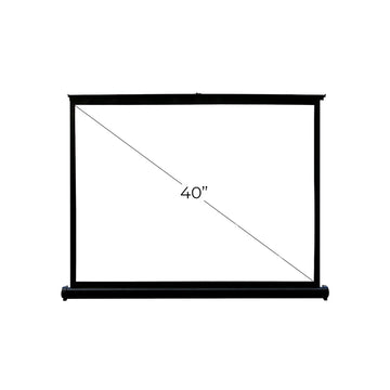 Tabletop Portable Projector Screen, 40" & 50" for Floor and Table