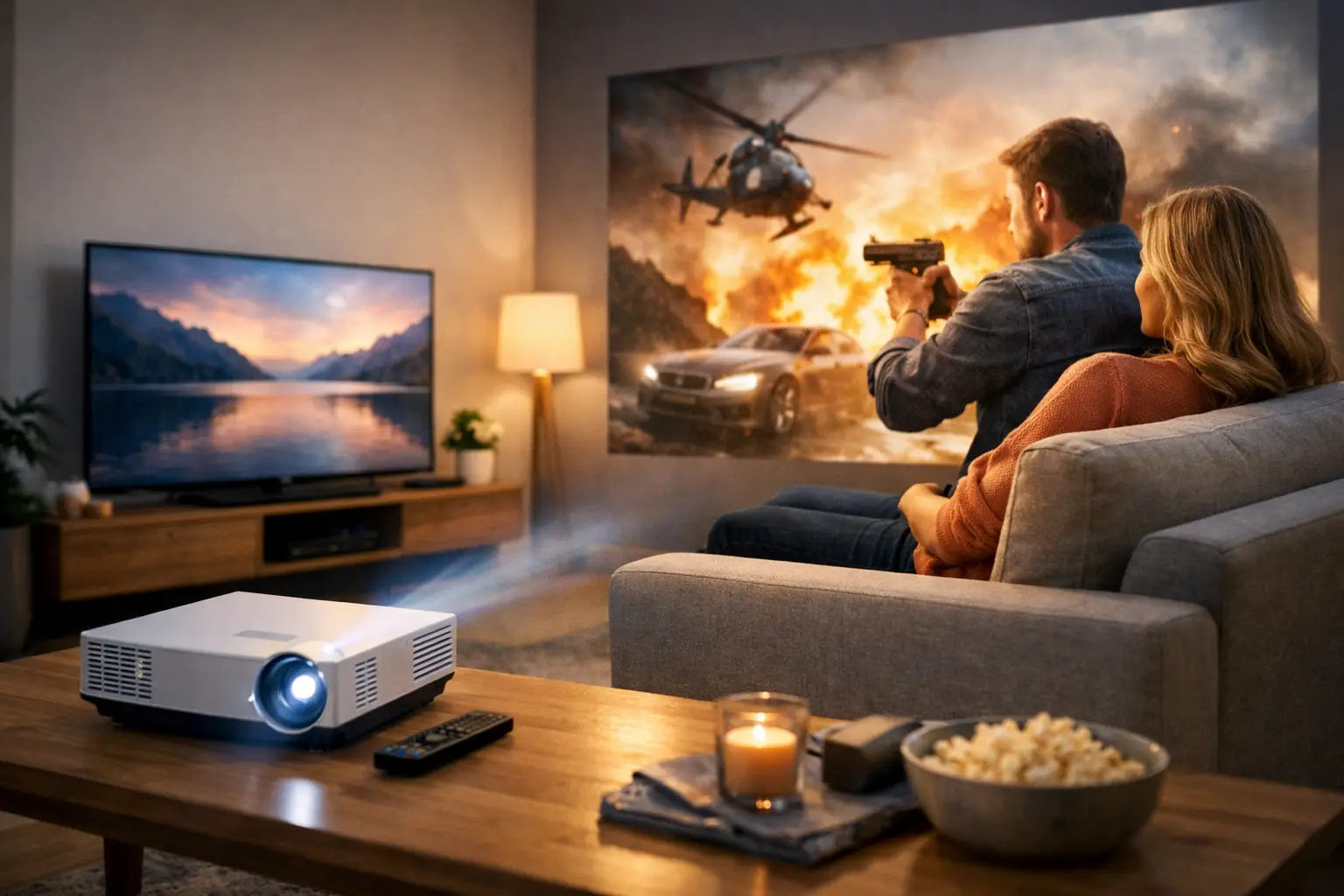 Projector Tv Can a Projector Replace TV? Yes - Sometimes – INNOVATIVE Projectors ...