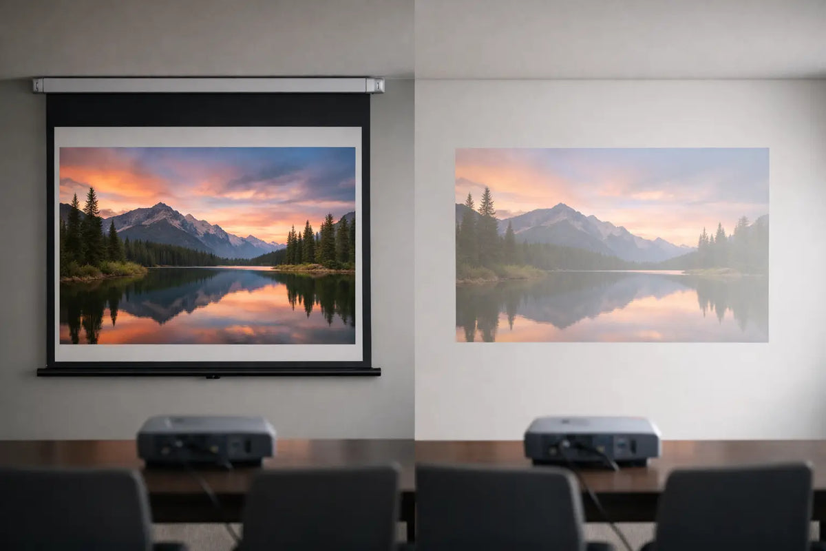 Projector Screen vs White Wall: What Wins?