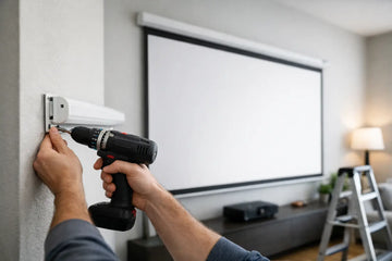 How to Mount Projector Screen Without Regret
