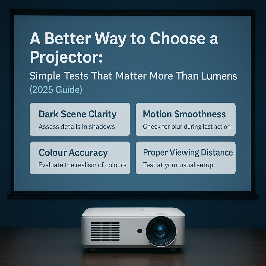 The Real Way to Choose a Projector: What Matters More Than Lumens (2025 Consumer Guide)