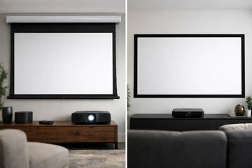 Motorized Screen vs Fixed Screen