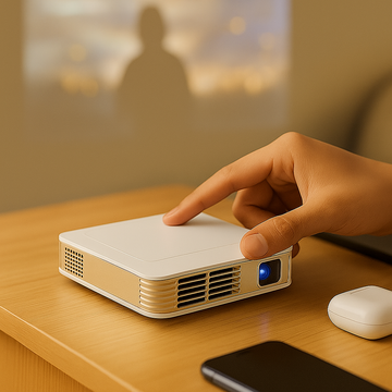 INNOVATIVE K7x 4k  - Portable Projector Battery Palm Size USB-C PD & Smart