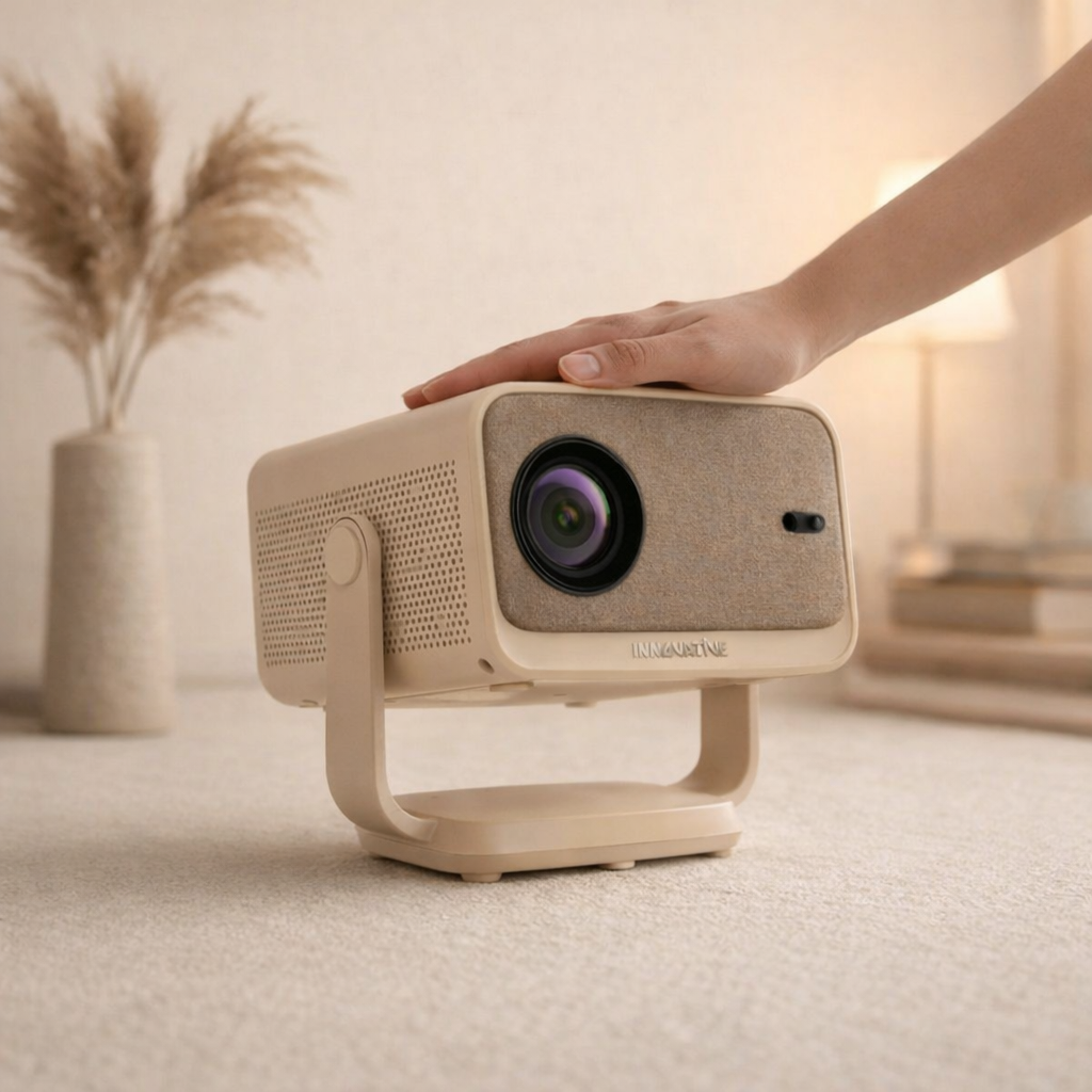 INNOVATIVE Eva Vela — 360° Short-Throw 4K Smart Projector