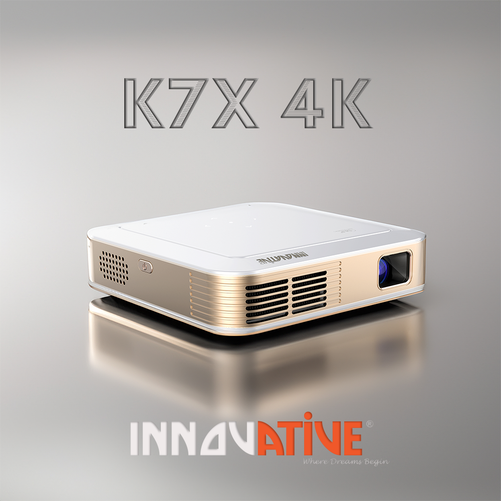 革新的な K7x 4k USB-C PD 超短焦点ホーム &amp; ビジネス スマート プロジェクター