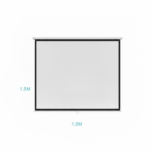 Classroom projector screen 1.8m by 1.8m