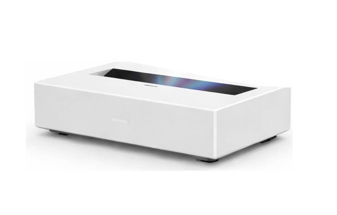 DSX 3 Mini compact ultra short throw laser projector in white