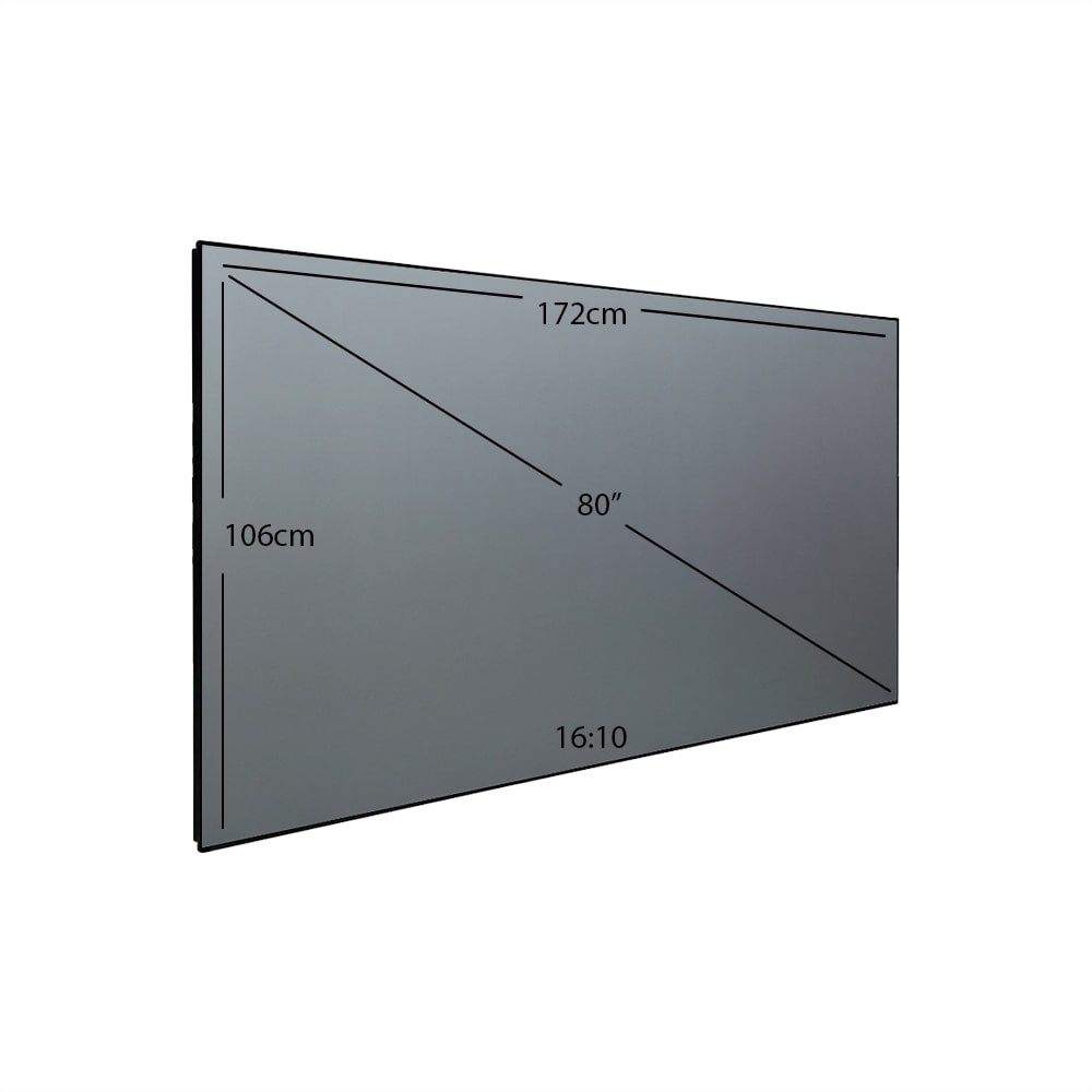 Ultra short throw ALR projector screen for wall mount